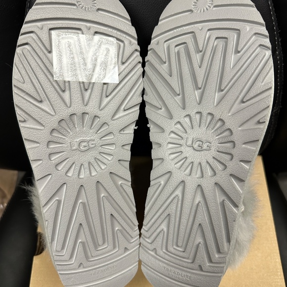 NIB! UGG Women's Boots Mini Toscana Cuff Sheepskin In Gray Size US8/EU39 1102991 - Picture 8 of 10